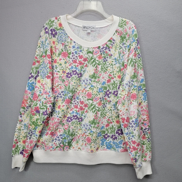 WILDFOX TUSCAN BOUQUET PULLOVER, SIZE L - Picture 2 of 8